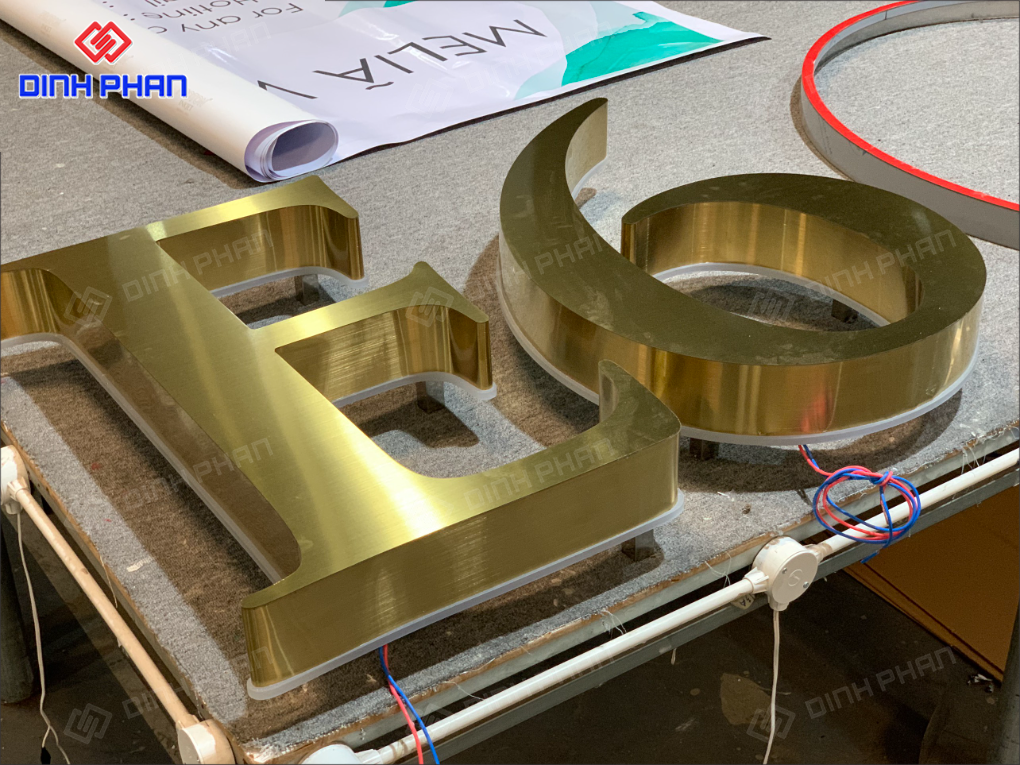 Địa chỉ gia công chữ inox sáng chân đèn led ở BMT Gia công chữ inox sáng chân đèn led ở BMT