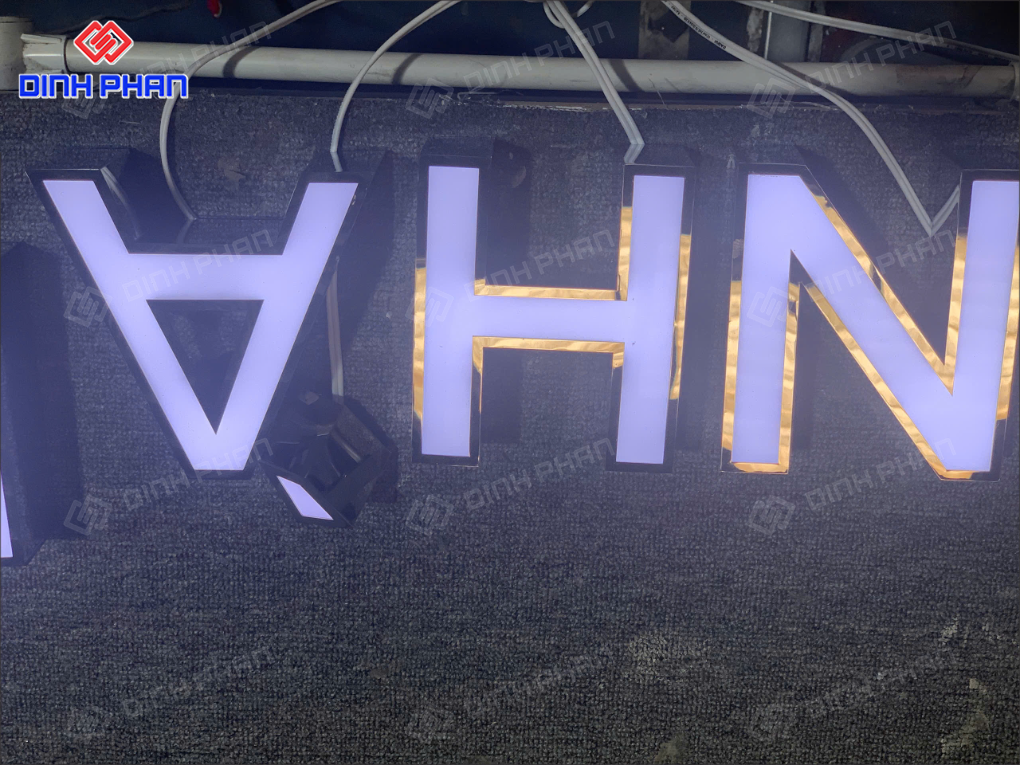 Địa chỉ gia công chữ inox sáng chân đèn led ở BMT Gia công chữ inox sáng chân đèn led ở BMT