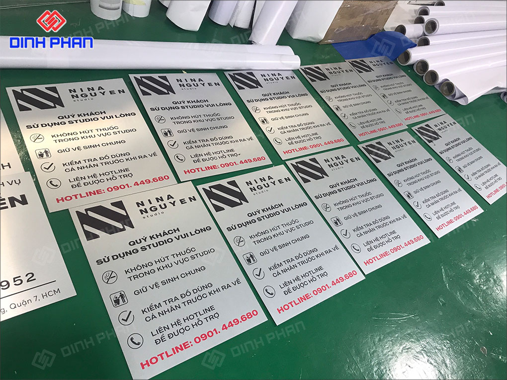 In UV alu Phú Yên hiện đại, chất lượng cao cho quảng cáo Bảng thông tin