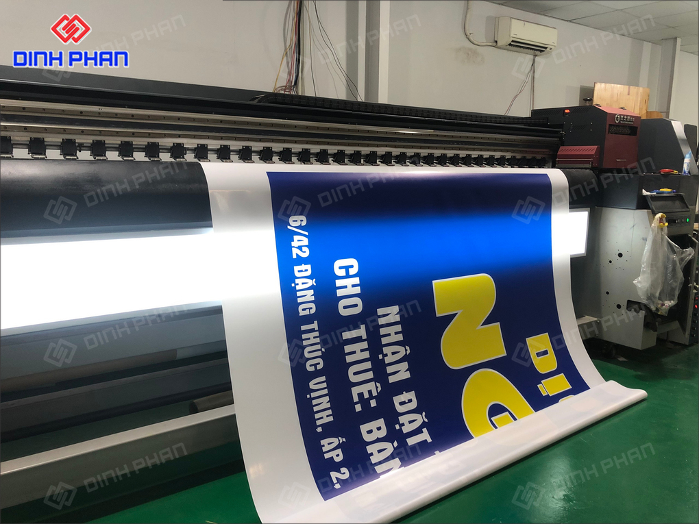 In UV Đà Lạt, in ấn đa dạng về mẫu mã, màu sắc In bạt quảng cáo