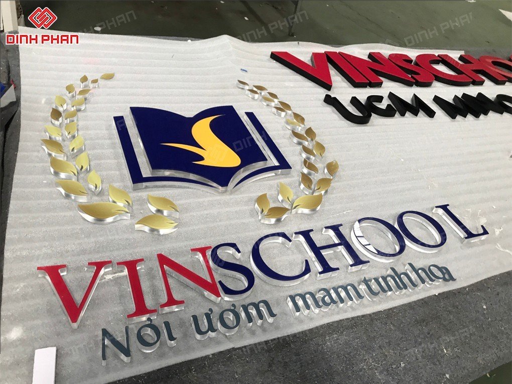 Bảng tên trường Vin 