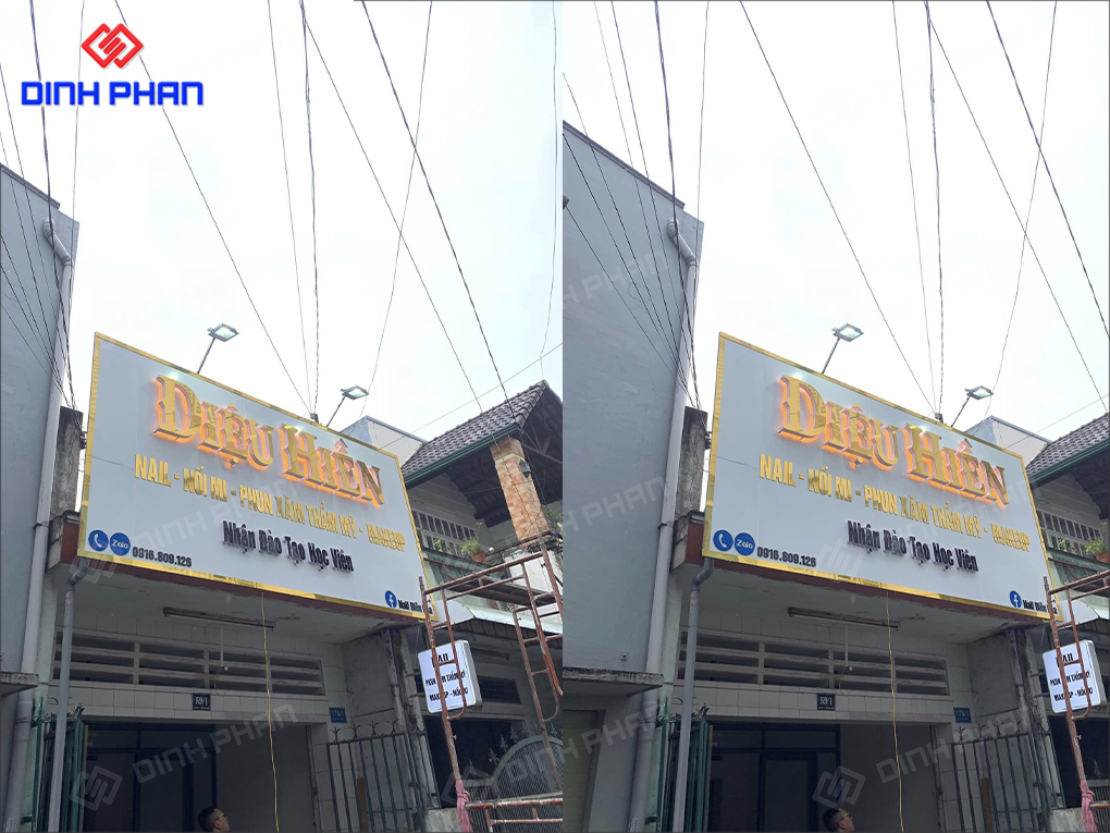 Gia công bảng hiệu BMT