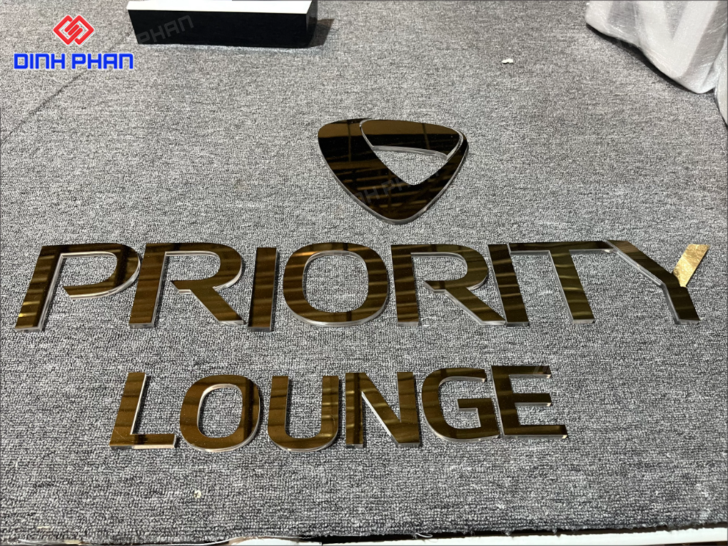 Gia công chữ inox Bình Định