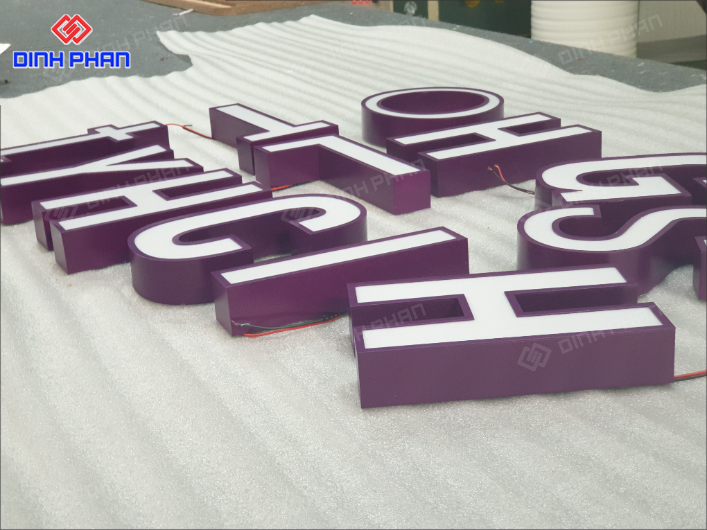 Gia công chữ inox Bình Định