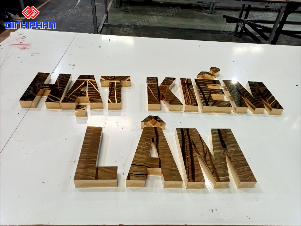 Gia công chữ inox Bình Định