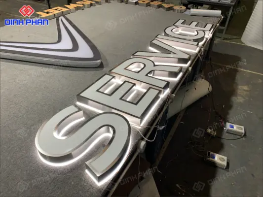 Gia công chữ inox Bình Định bền, đẹp, giá rẻ