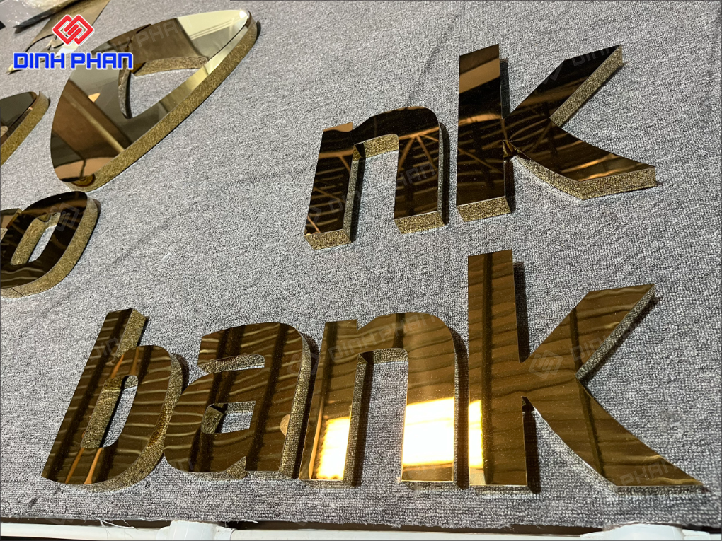 Gia công chữ inox Nha Trang sang trọng, bền đẹp Gia công chữ inox Nha Trang