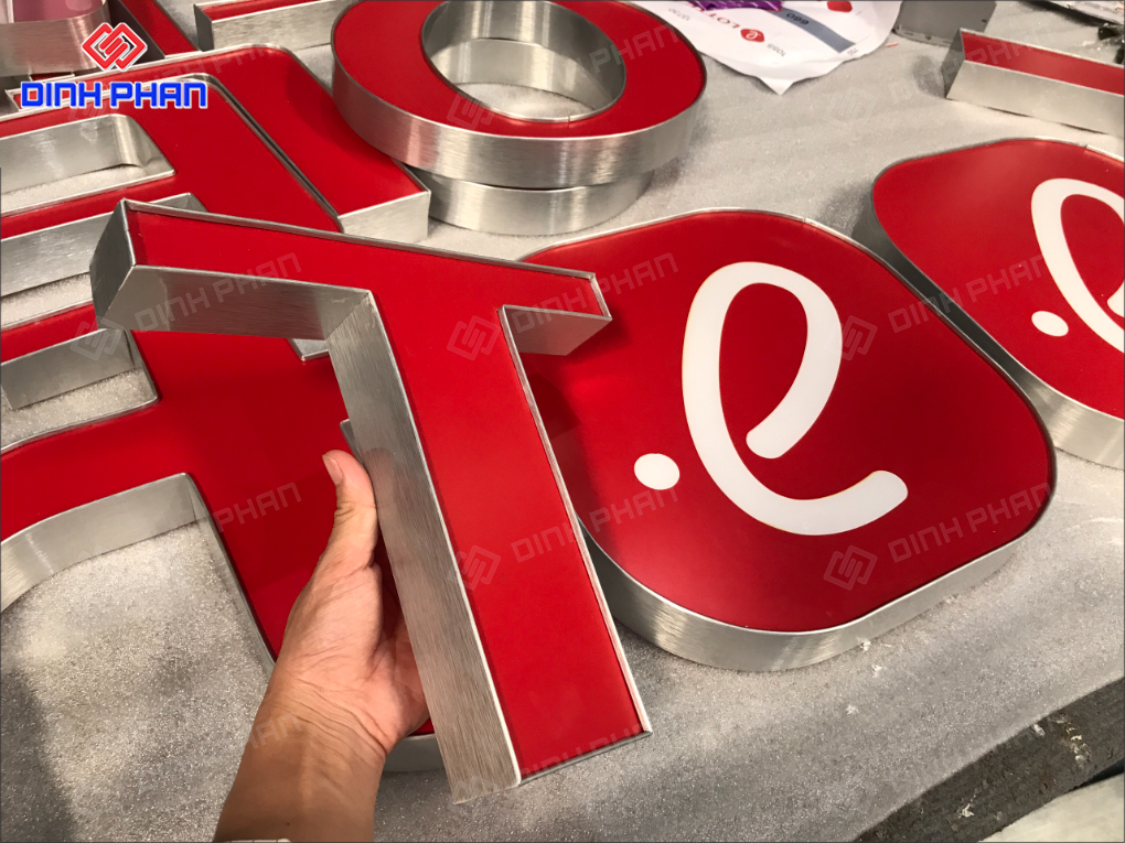 Gia công chữ nhôm Nha Trang uy tín, chất lượng, giá rẻ gia công chữ nhôm Nha Trang