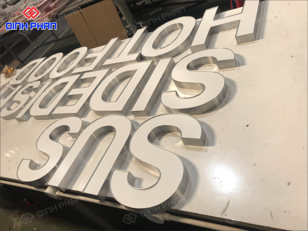 Gia công chữ nhôm Nha Trang uy tín, chất lượng, giá rẻ gia công chữ nhôm Nha Trang