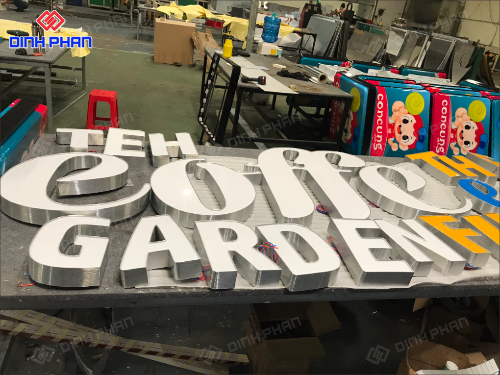 Gia công chữ nhôm Nha Trang uy tín, chất lượng, giá rẻ gia công chữ nhôm Nha Trang