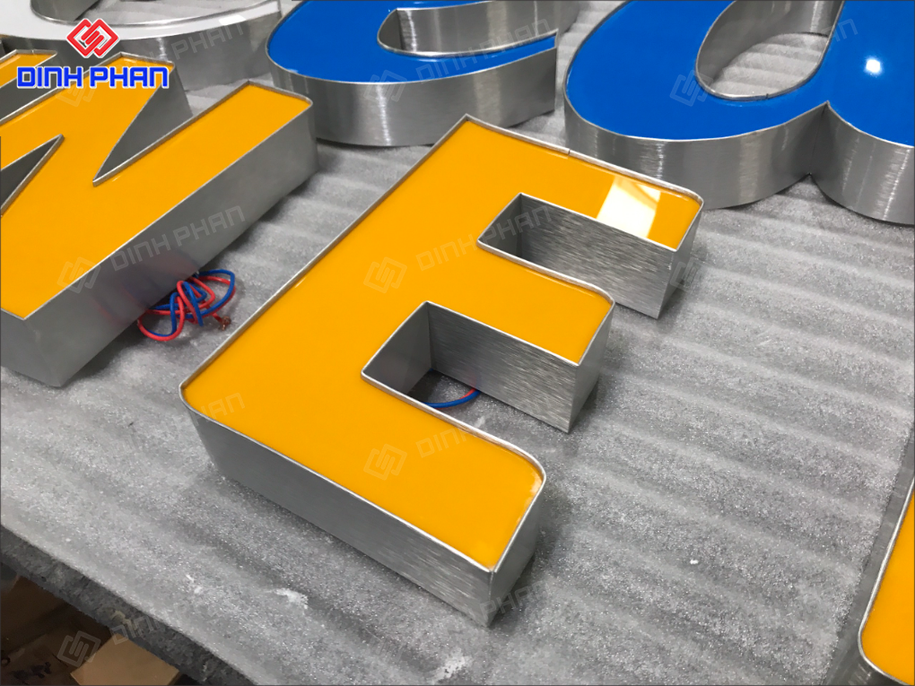 Gia công chữ nhôm Nha Trang uy tín, chất lượng, giá rẻ gia công chữ nhôm Nha Trang