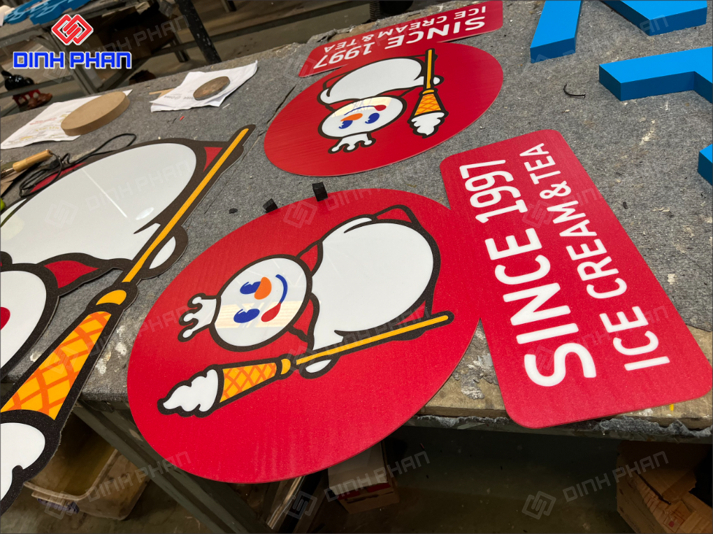 In UV mica Bình Định