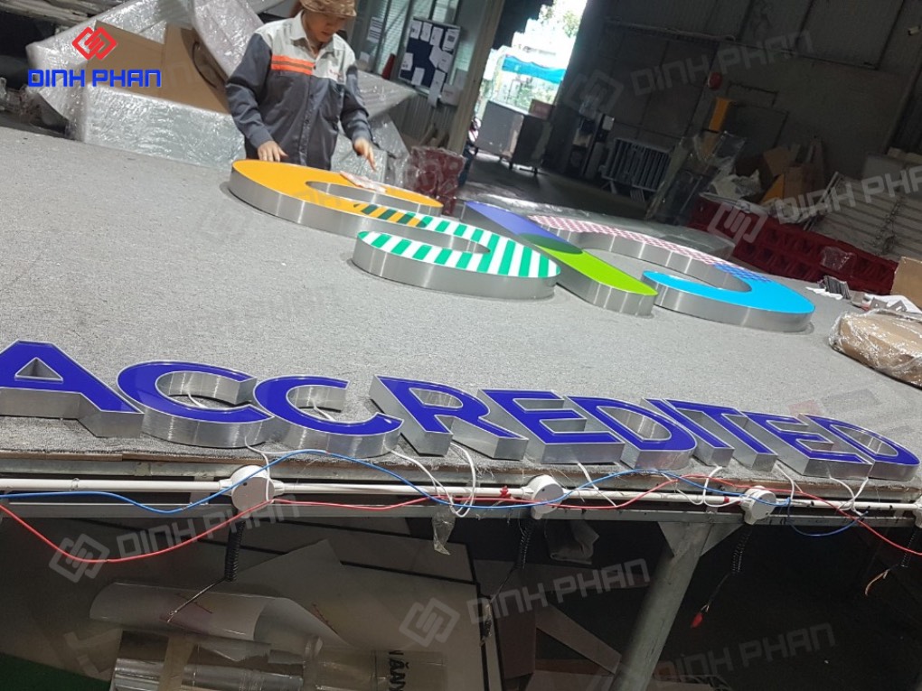 Bộ chữ nhôm cửa hàng