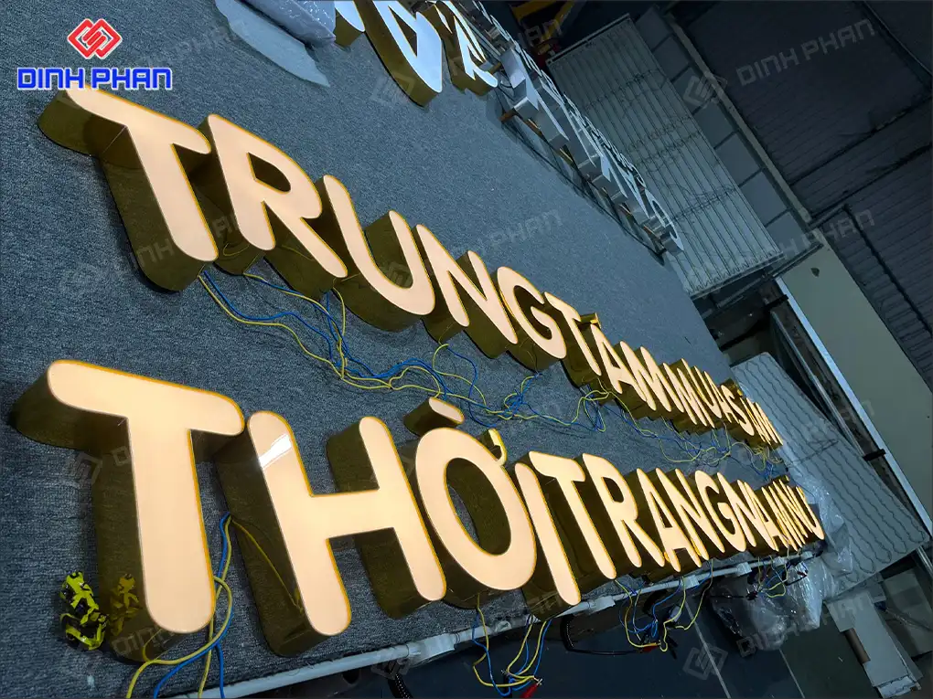 Nơi làm chữ nhôm sơn tĩnh điện đẹp ở BMT Nơi làm chữ nhôm sơn tĩnh điện đẹp ở BMT