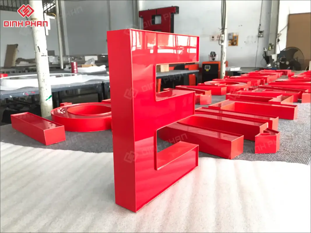 Nơi làm chữ nhôm sơn tĩnh điện đẹp ở BMT Nơi làm chữ nhôm sơn tĩnh điện đẹp ở BMT