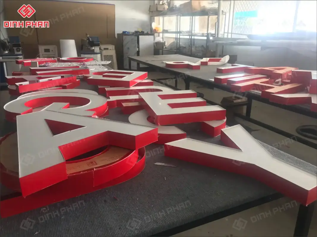 Nơi làm chữ nhôm sơn tĩnh điện đẹp ở BMT Nơi làm chữ nhôm sơn tĩnh điện đẹp ở BMT