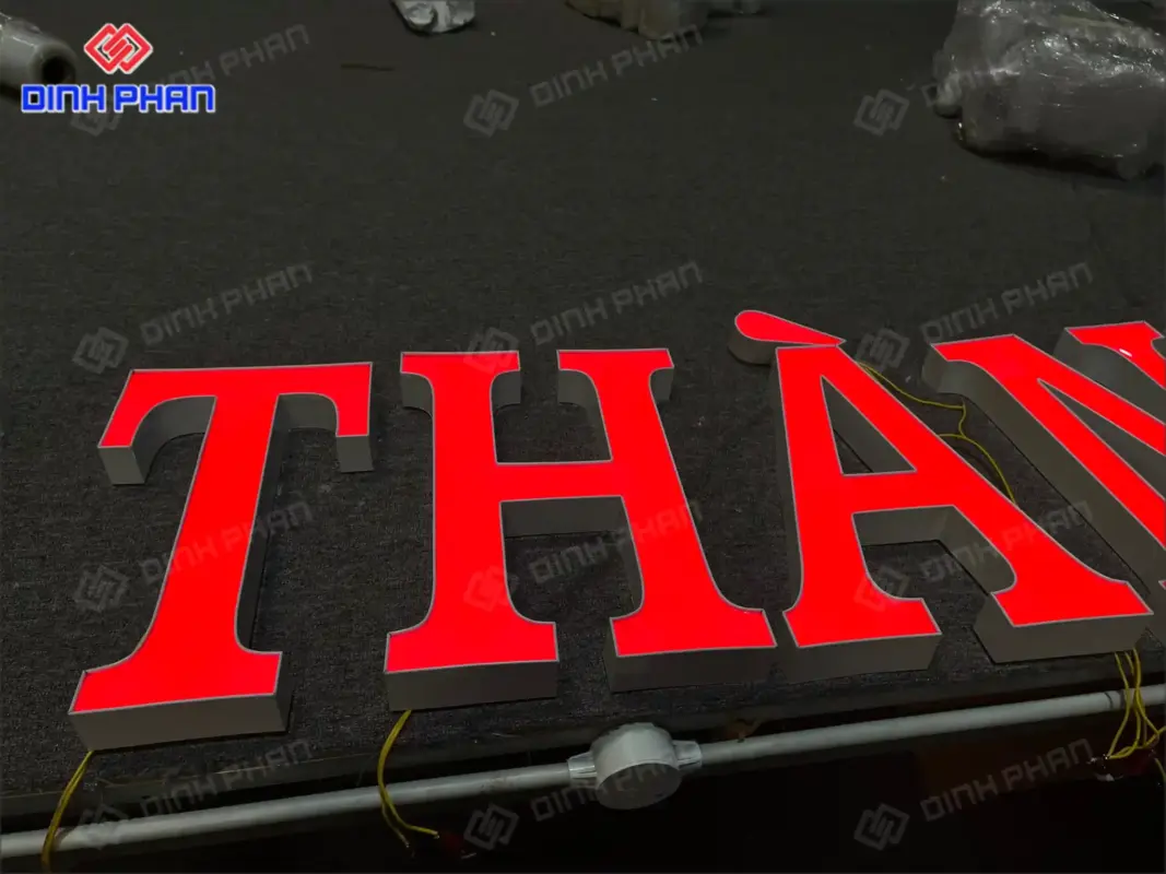 Nơi làm chữ nhôm sơn tĩnh điện đẹp ở BMT Nơi làm chữ nhôm sơn tĩnh điện đẹp ở BMT
