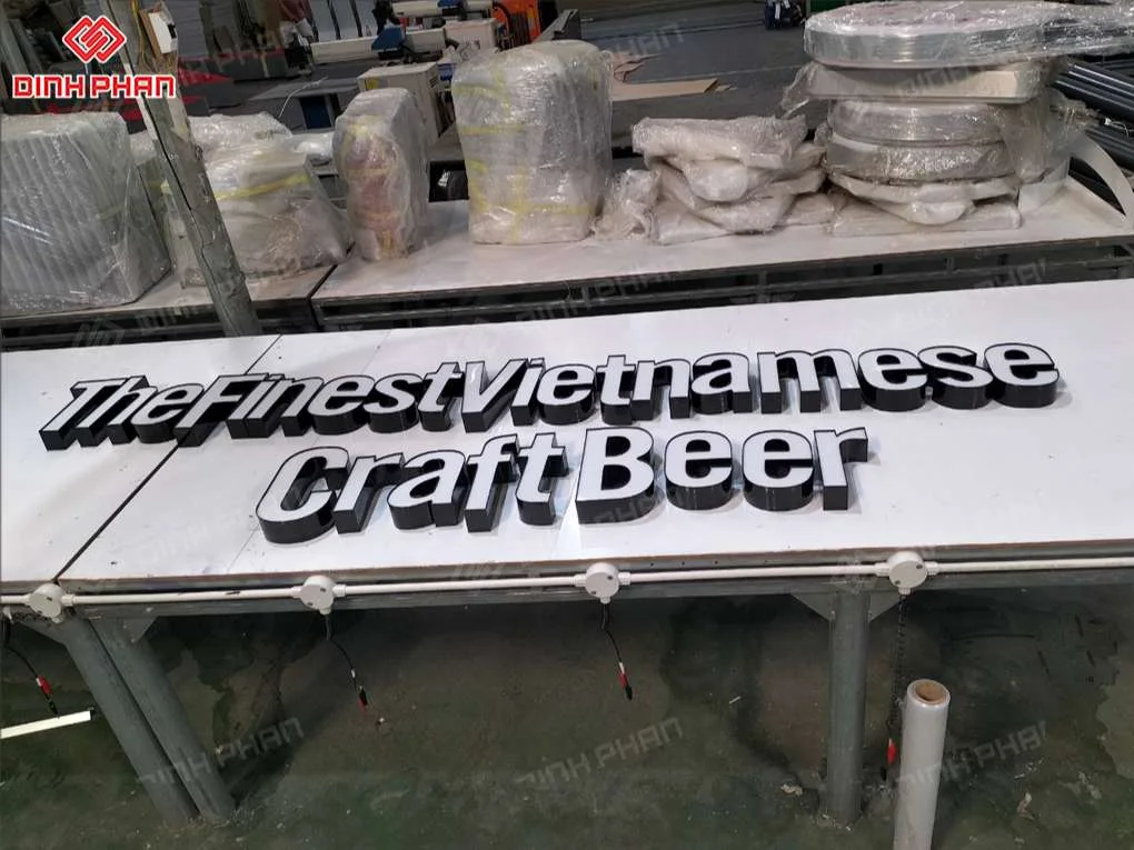 Nơi làm chữ nhôm sơn tĩnh điện đẹp ở BMT Nơi làm chữ nhôm sơn tĩnh điện đẹp ở BMT