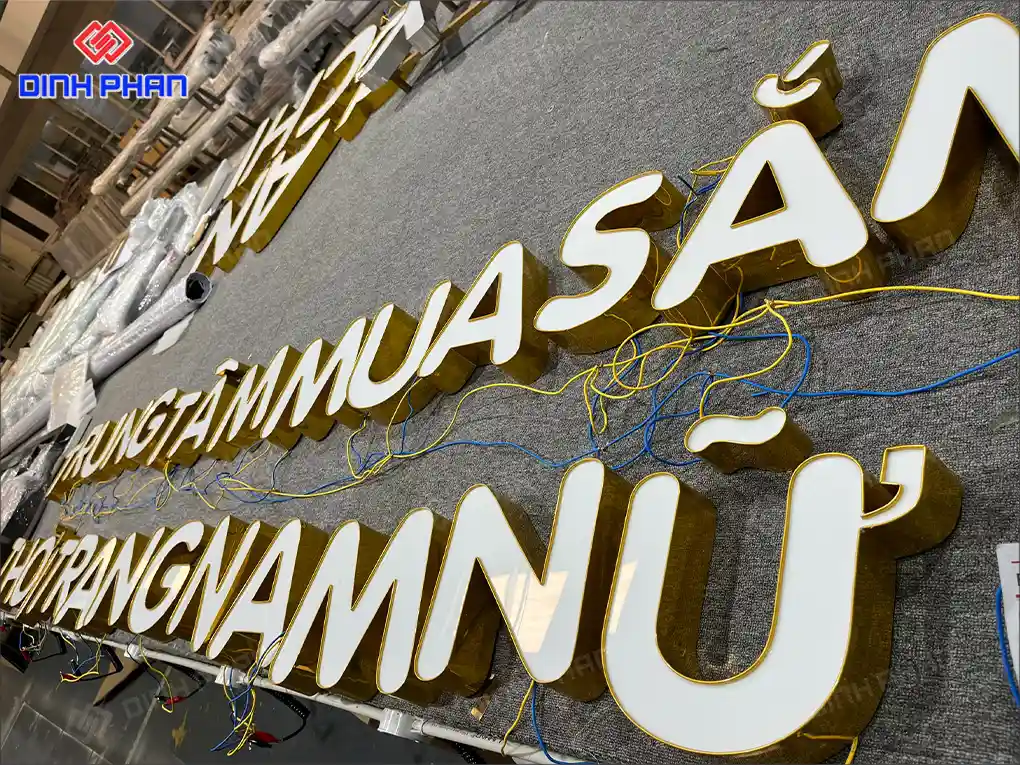 Nơi làm chữ nhôm sơn tĩnh điện đẹp ở BMT Nơi làm chữ nhôm sơn tĩnh điện đẹp ở BMT