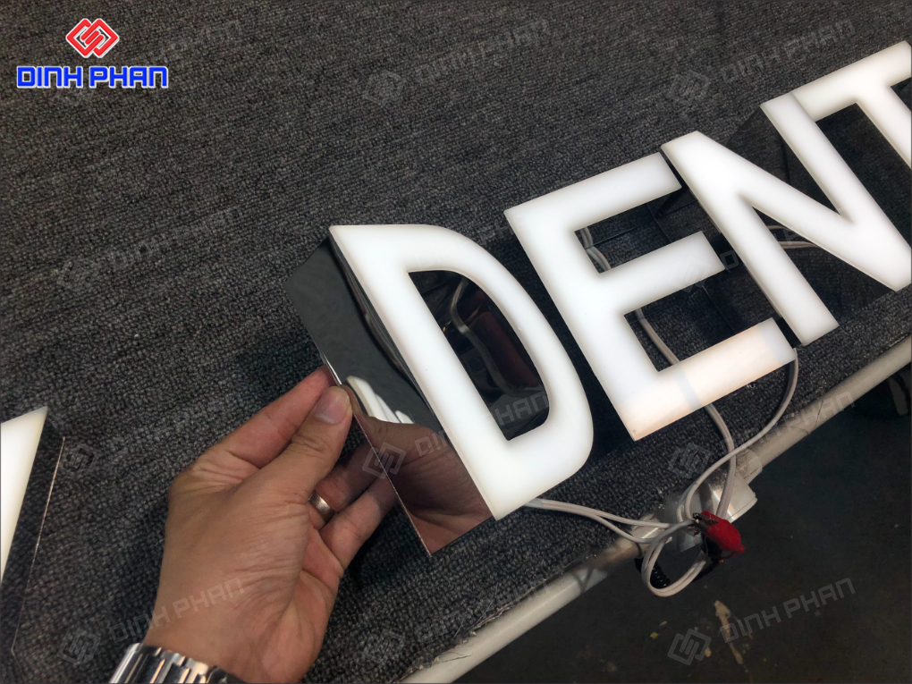 Thi công chữ inox đèn Led tại Daklak hiện đại, bền đẹp Thi công chữ inox đèn Led tại Daklak