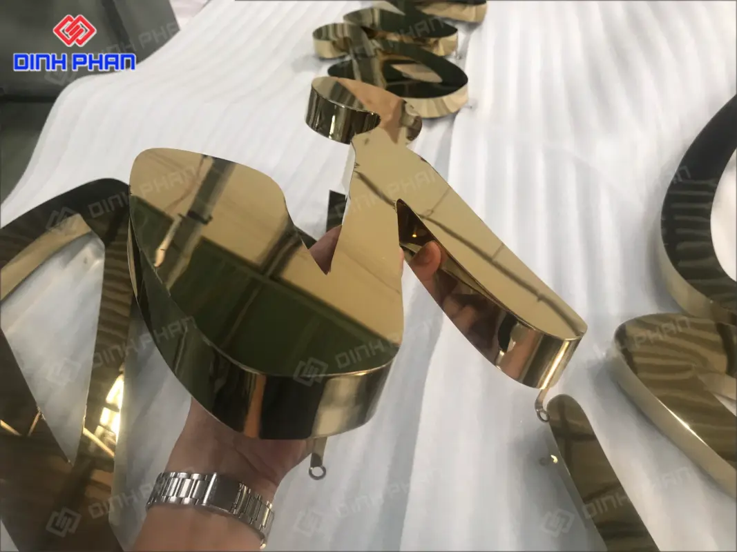Địa chỉ gia công chữ inox Quy Nhơn sang trọng, bền đẹp Chữ inox Quy Nhơn