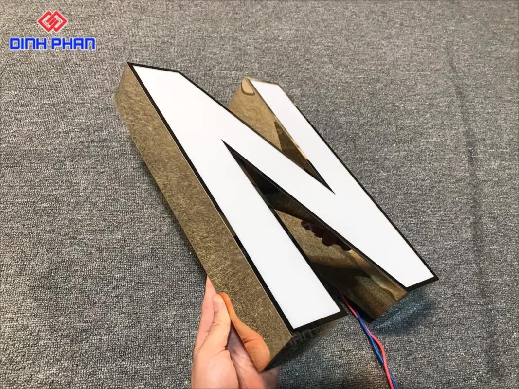 Địa chỉ gia công chữ inox Quy Nhơn sang trọng, bền đẹp Chữ inox Quy Nhơn