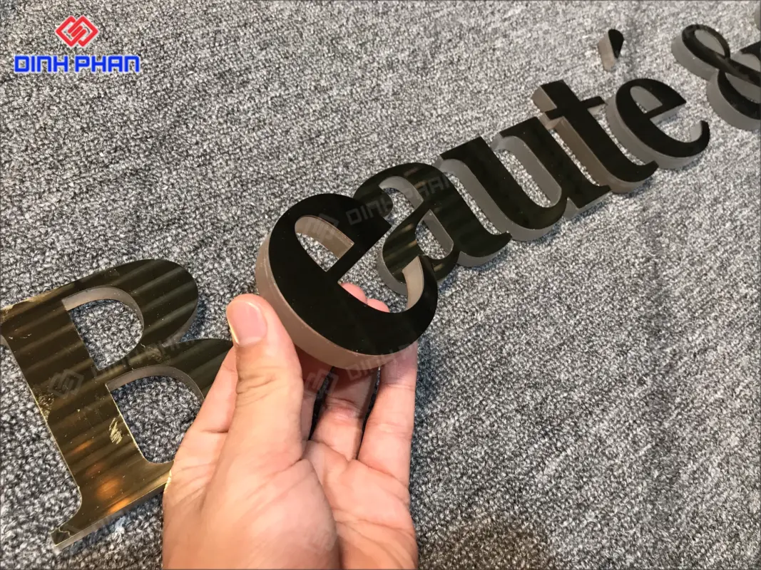 Địa chỉ gia công chữ inox Quy Nhơn sang trọng, bền đẹp Chữ inox Quy Nhơn