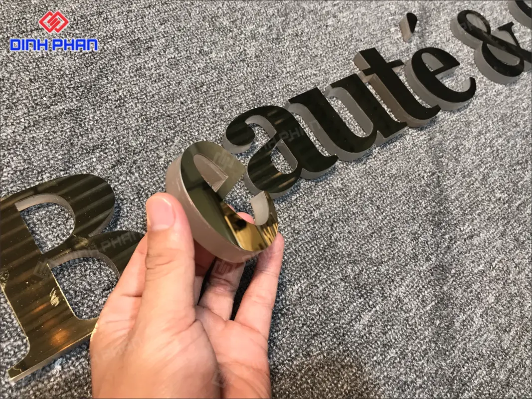 Địa chỉ gia công chữ inox Quy Nhơn sang trọng, bền đẹp Chữ inox Quy Nhơn