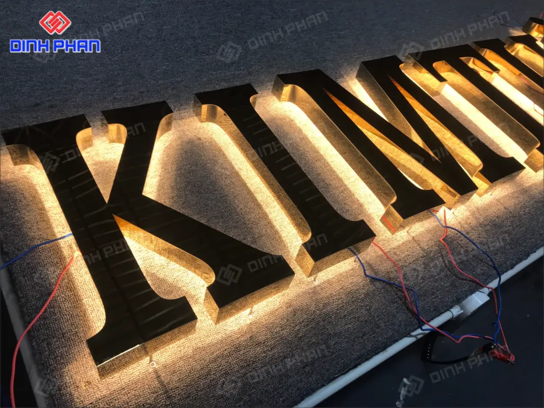 Địa chỉ gia công chữ inox Quy Nhơn sang trọng, bền đẹp Chữ inox Quy Nhơn