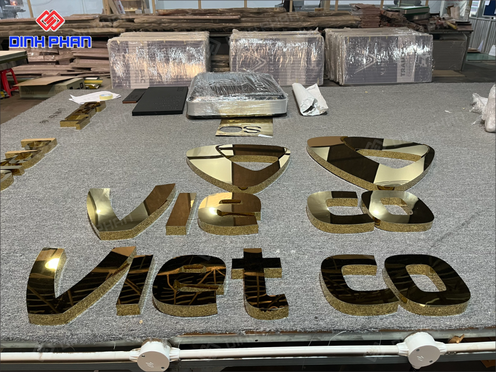 Gia công chữ inox Ninh Thuận