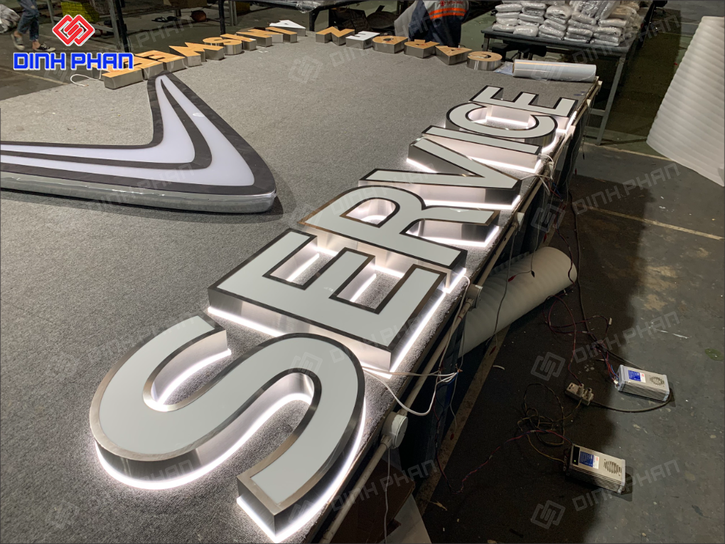 Gia công chữ inox Ninh Thuận