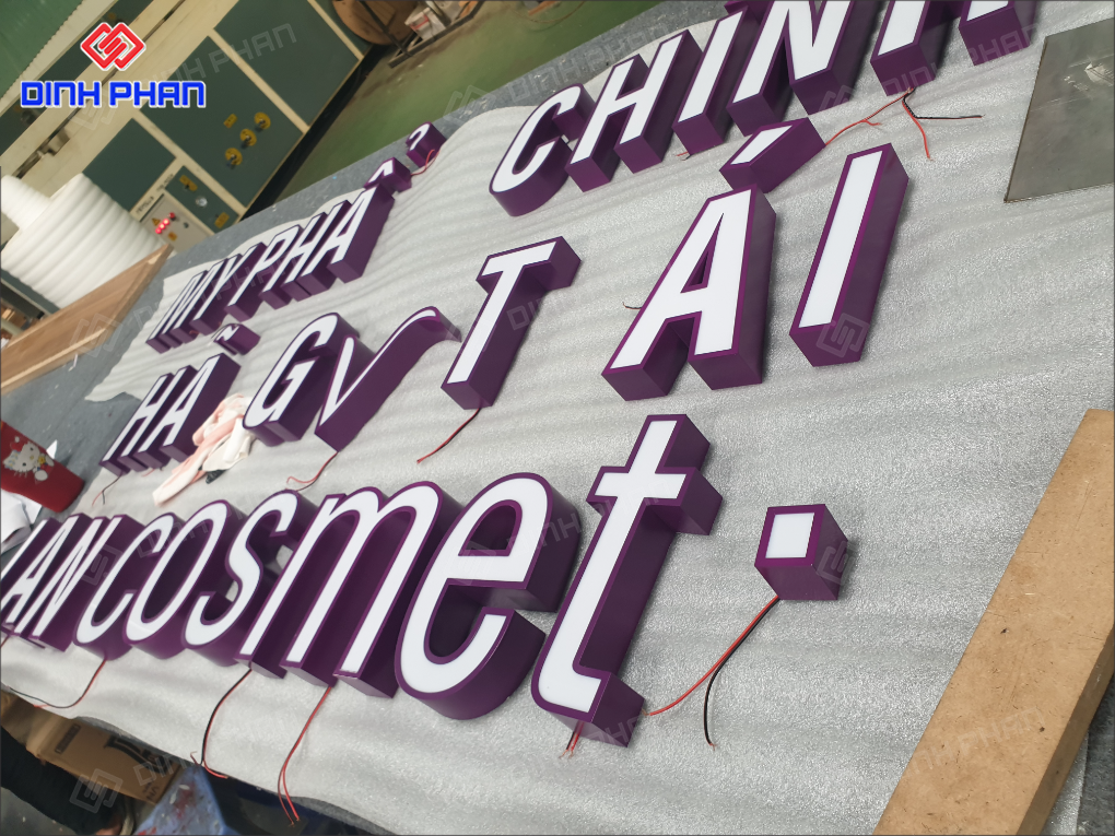 Gia công chữ inox Ninh Thuận