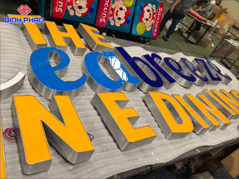 Gia công chữ nhôm Ninh Thuận bền đẹp, thẩm mỹ cao Gia công chữ nhôm Ninh Thuận