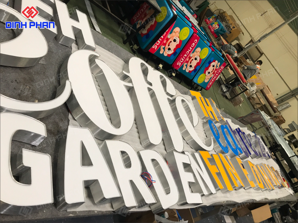 Gia công chữ nhôm Ninh Thuận bền đẹp, thẩm mỹ cao Gia công chữ nhôm Ninh Thuận