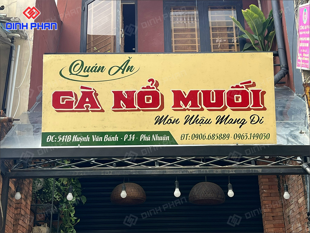 Làm bảng hiệu Bình Định