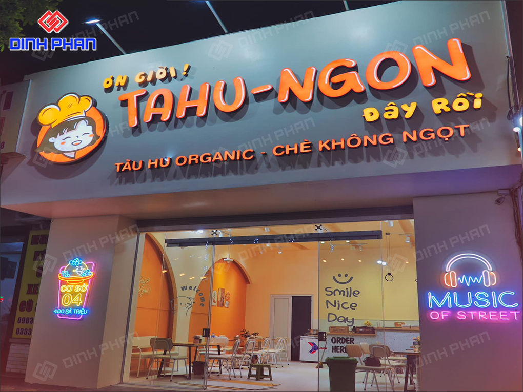 Làm bảng hiệu Bình Định