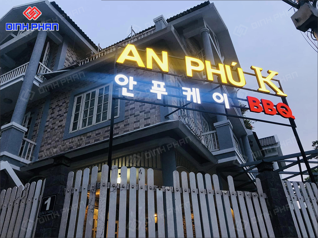 Làm bảng hiệu Bình Định