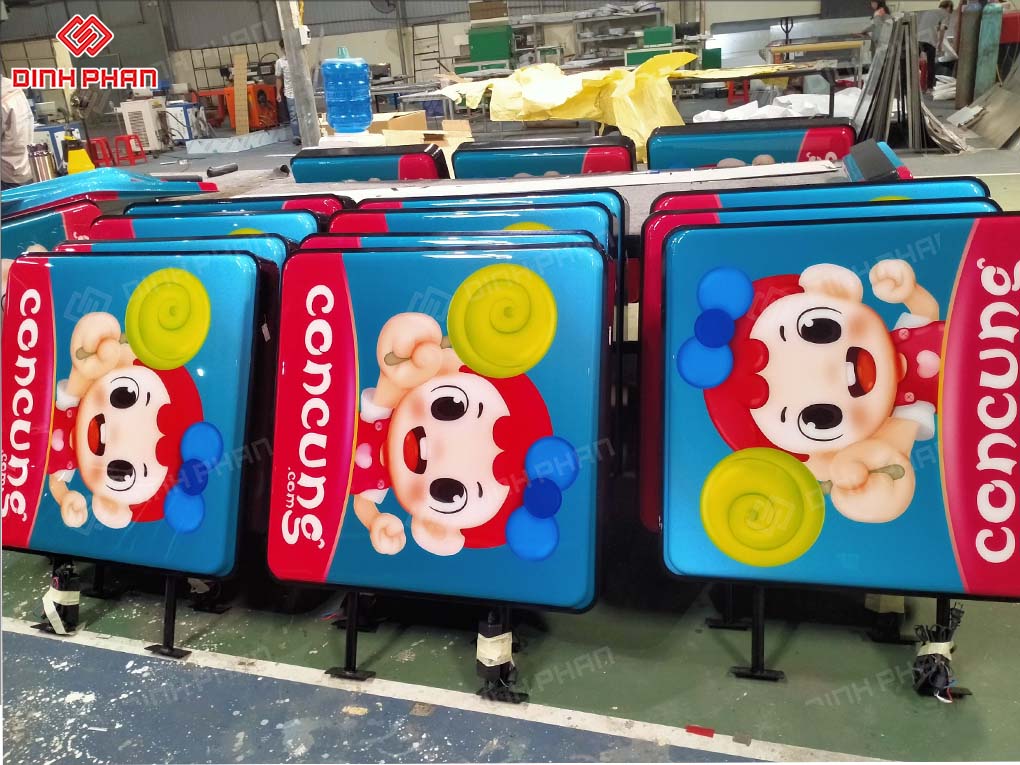 Làm bảng hiệu Ninh Thuận chuyên nghiệp, bền đẹp Bảng hiệu hộp đèn Concung