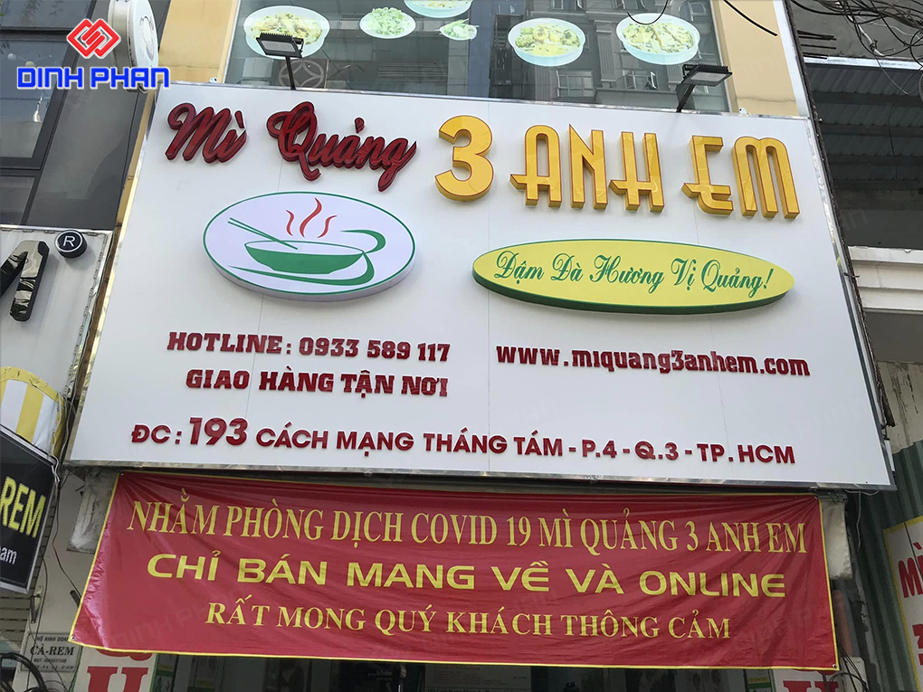 Làm bảng hiệu Quy Nhơn