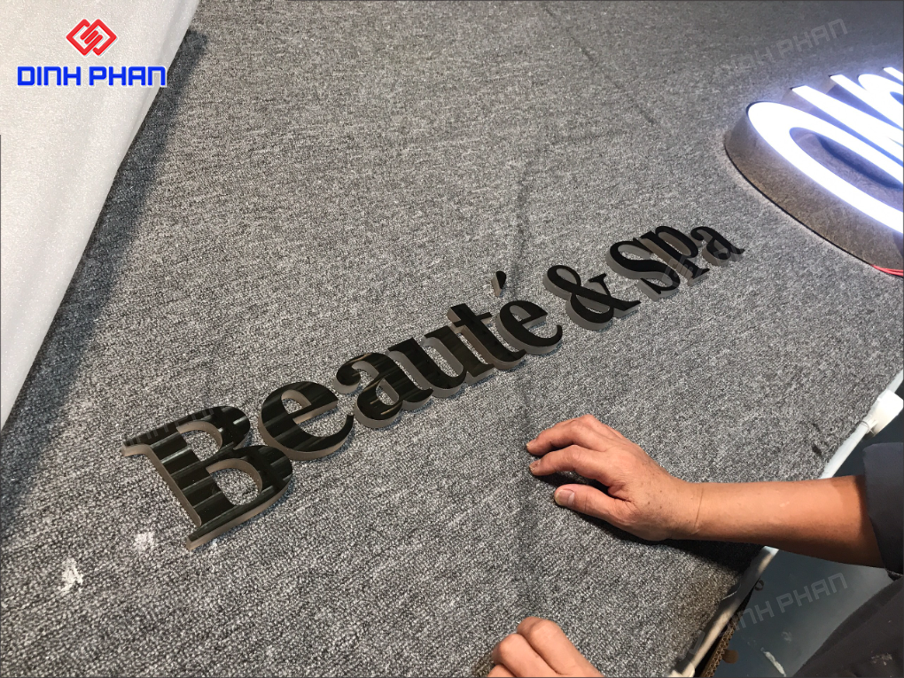 Làm chữ inox Bình Định