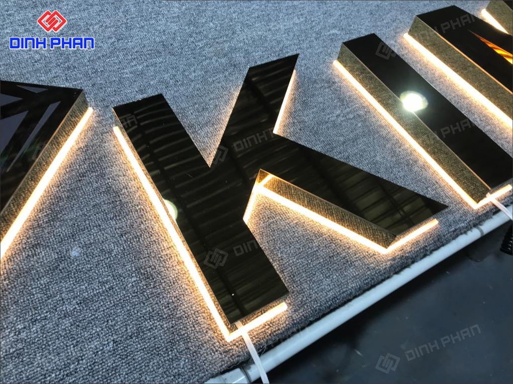 Làm chữ inox Bình Định