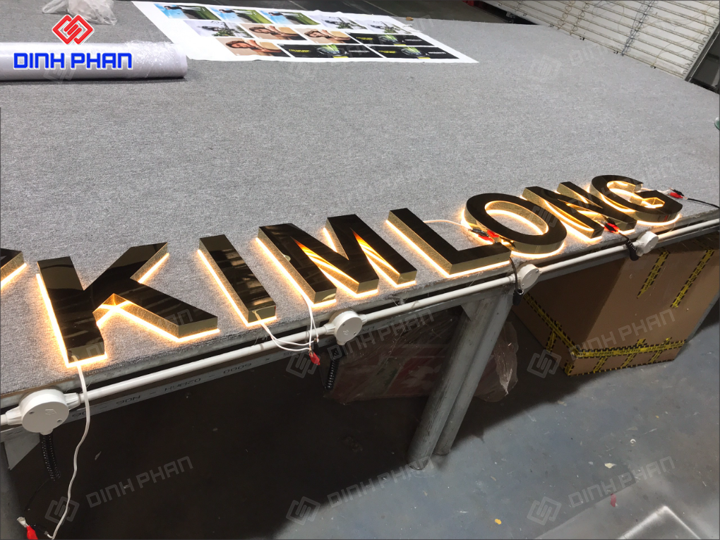 Làm chữ inox Bình Định