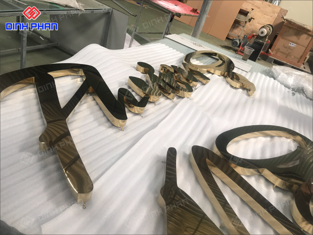 Làm chữ inox Bình Định