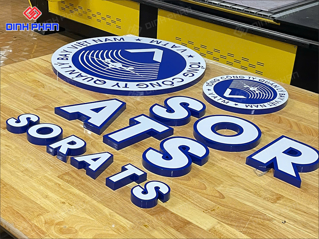 Làm chữ inox Ninh Thuận bền đẹp, nâng tầm bảng hiệu Bảng hiệu sân bay