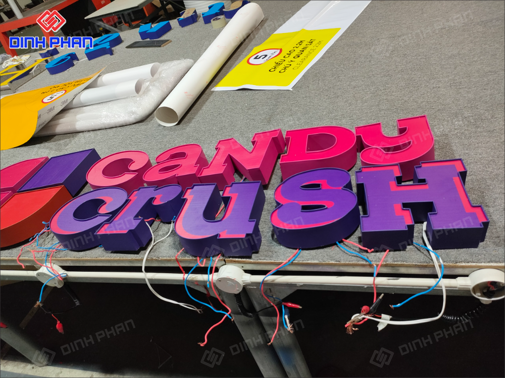 Làm chữ nhôm Bình Định