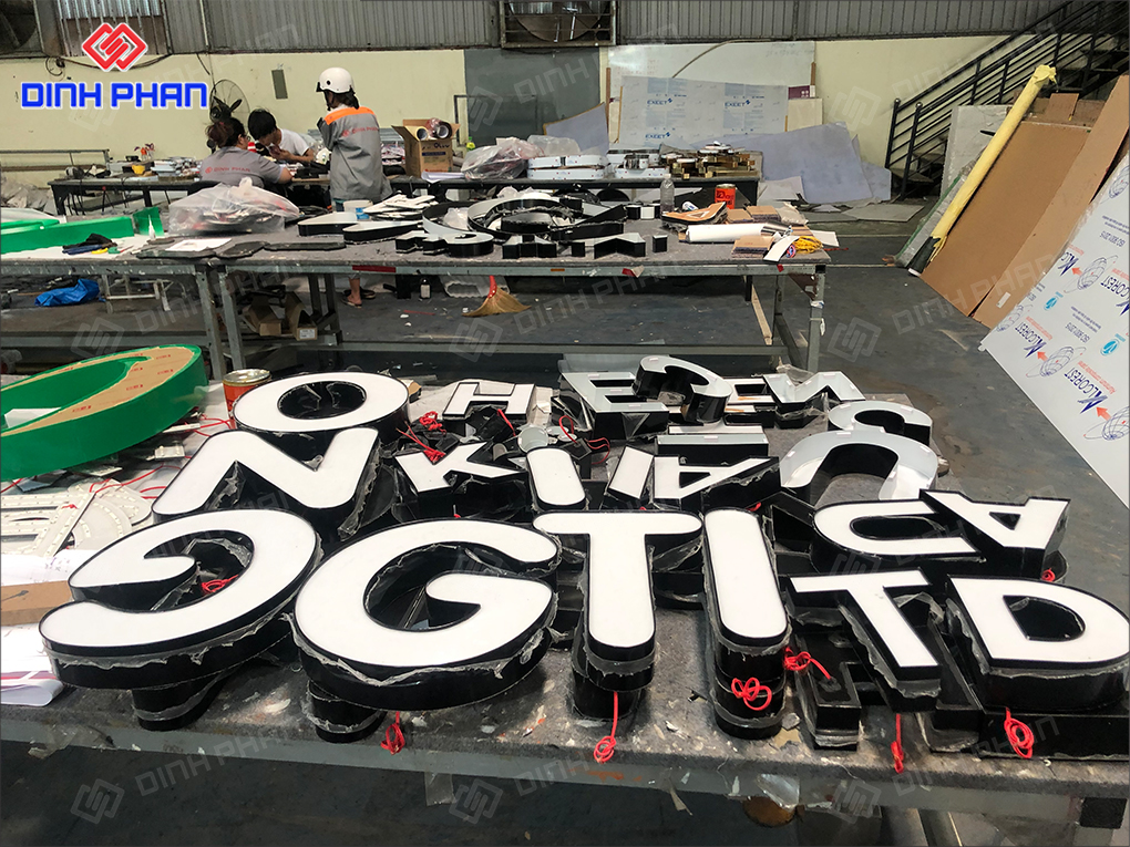 Làm chữ nhôm Ninh Thuận chất lượng cao với giá tốt Gia công chữ nhôm tại xưởng