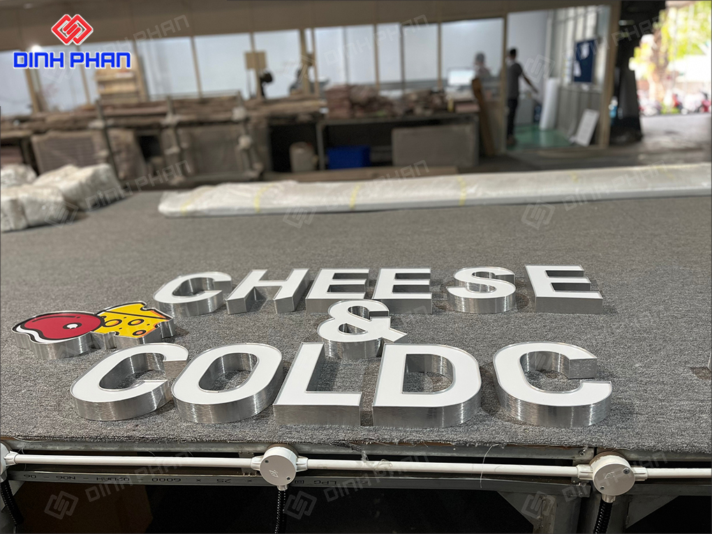 Làm chữ nhôm Ninh Thuận chất lượng cao với giá tốt Bảng hiệu cửa hàng