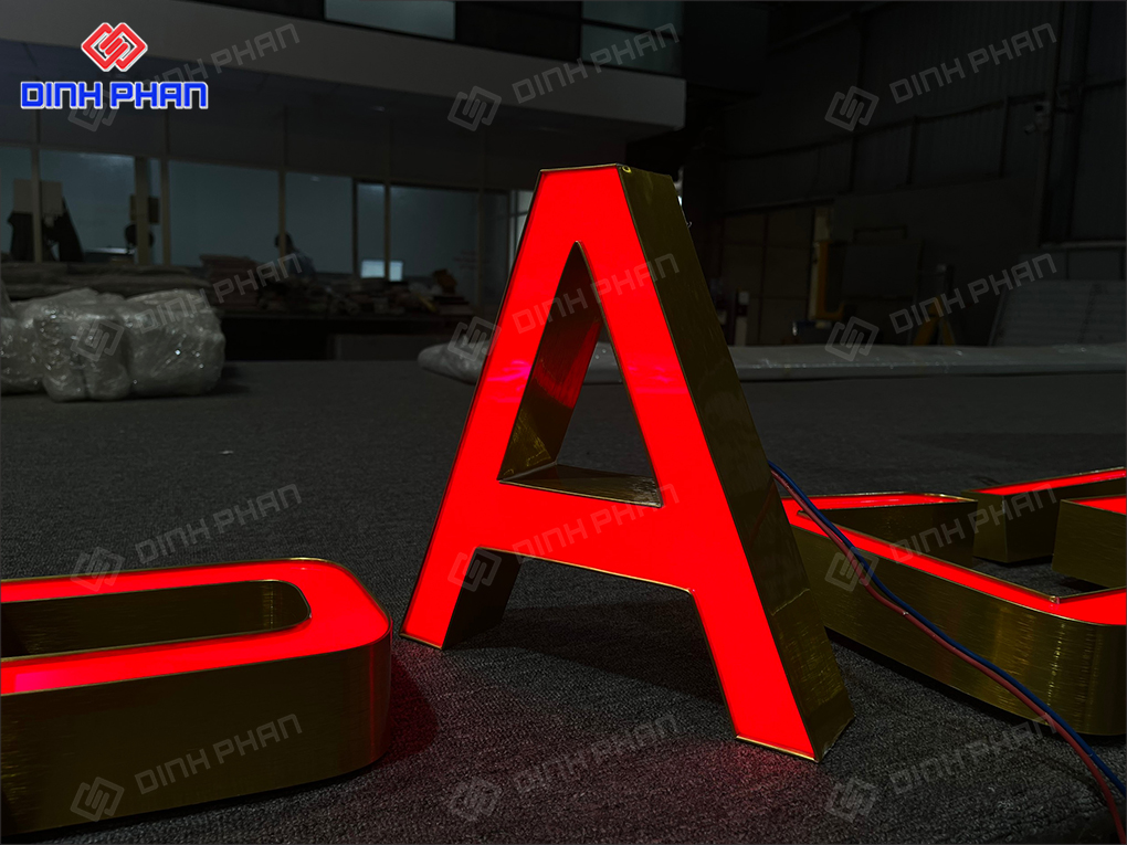 Làm chữ nhôm Ninh Thuận chất lượng cao với giá tốt Chữ nhôm sáng mặt
