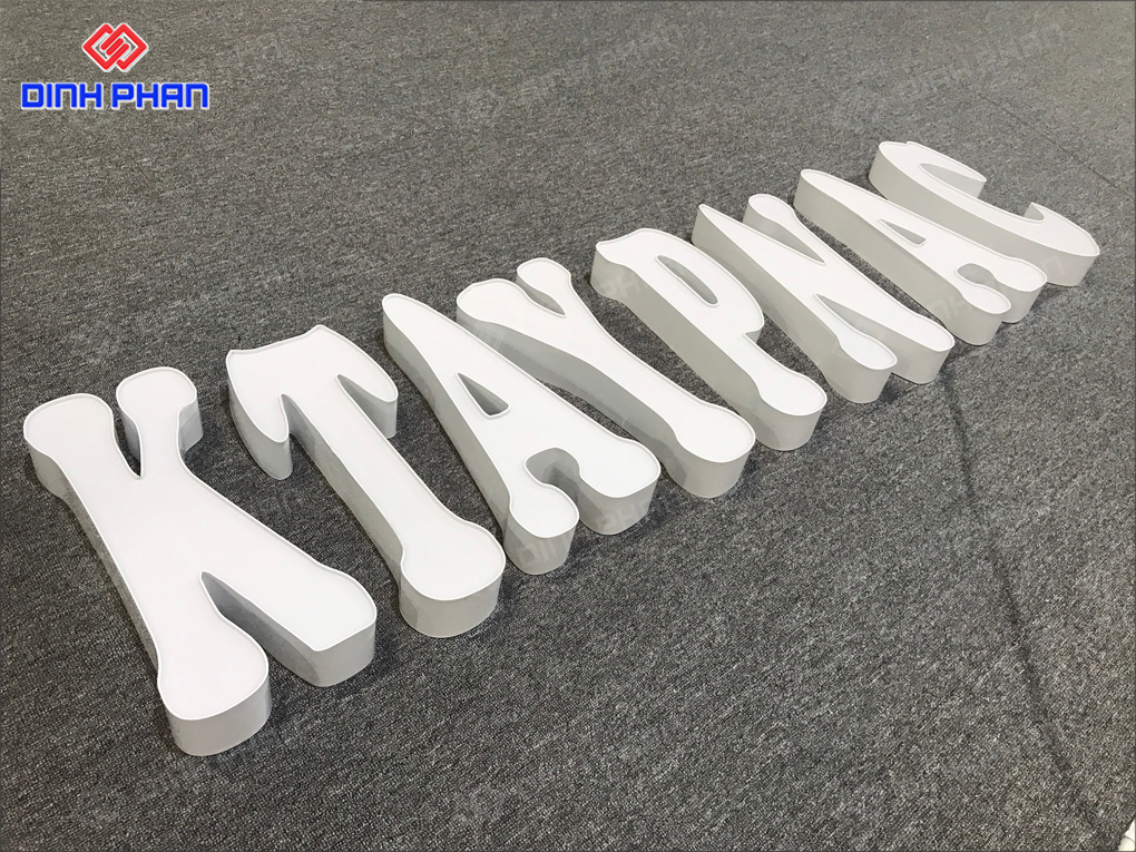 Làm chữ nhôm Ninh Thuận chất lượng cao với giá tốt Chữ nhôm sơn tĩnh điện