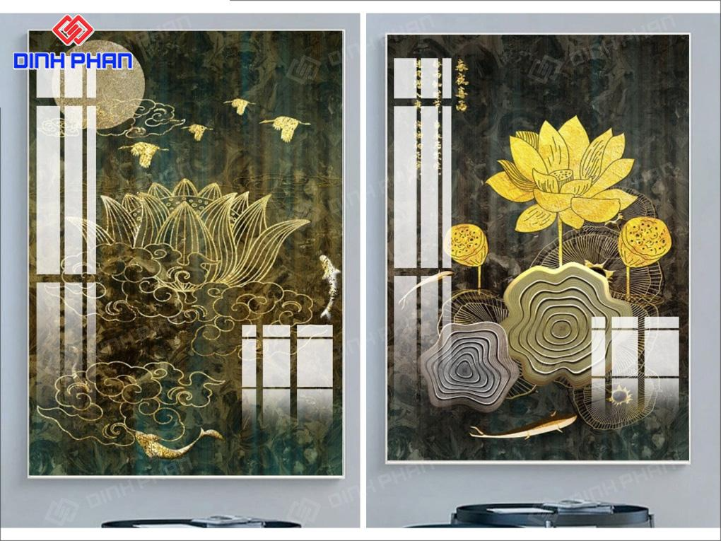 Tranh tráng gương BMT hiện đại, sang trọng Tranh tráng gương BMT